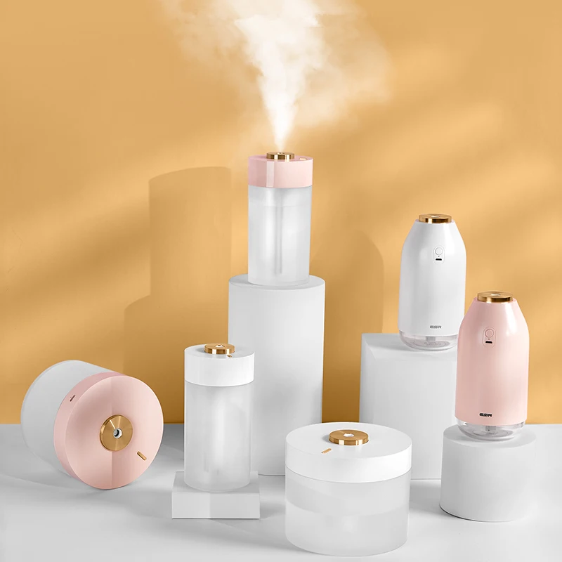 

Ultrasonic Air Humidifier Portable USB Rechargeable Wireless Aroma Mist Maker 270ML Diffuser For Home Office Bedroom Fogger
