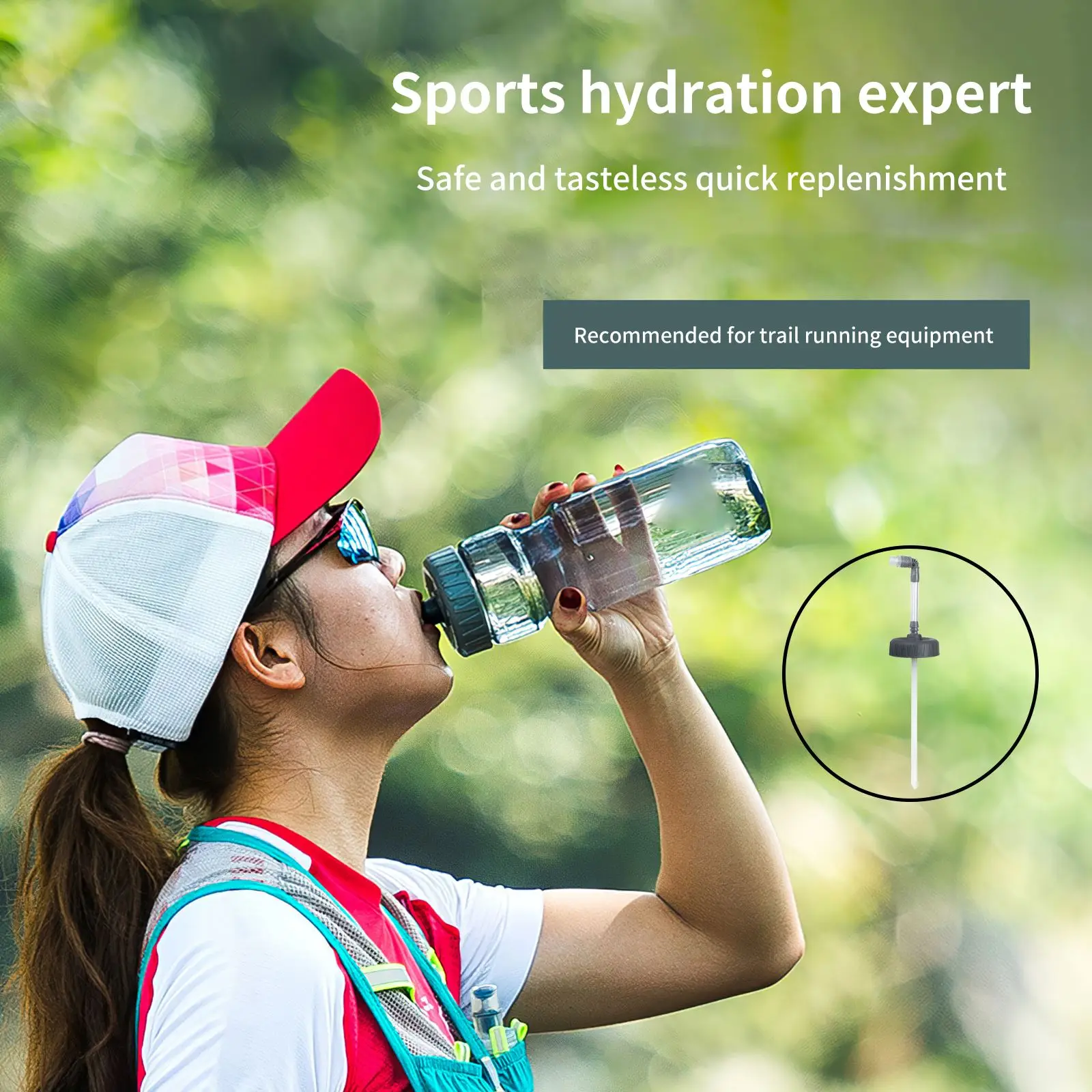 

700ML Outdoor Fitness Sports Bottle Straw Kettle Large Capacity Portable Climbing Bicycle Water Bottles Gym Space Cups Straw