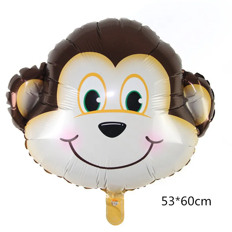 

1PC Jungle Animal Foil Balloons Toy Balloons Air Helium Balon 1st Birthday Party Decoration Kids Baby Shower Zoo Theme Supplies