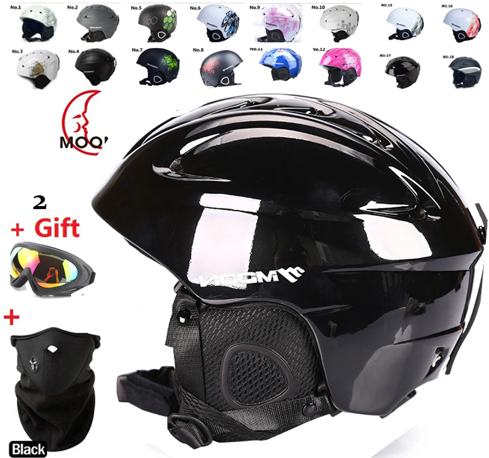 Профессиональный лыжный шлем шапка осень и зима для взрослых мужчин женщин