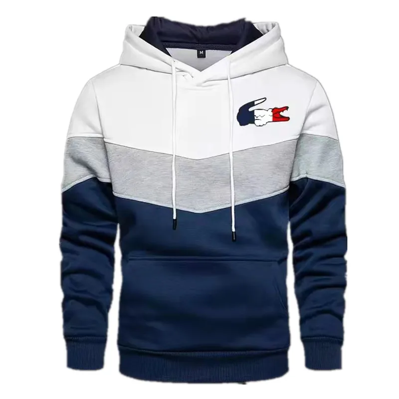 

2022Winter Autumn Casual Men Hoodie Brand Fashion Casual Style Male Sportswear Casual Tracksuit Pullover Solid Color Available