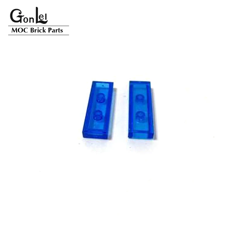 100 шт./лот элементы MOC кирпич плоская плитка 1x3 паз планшет Строительные блоки DIY