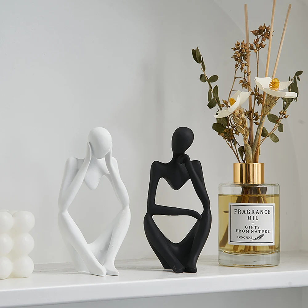 Статуя истончика абстрактная фигурка скульптура маленькие орнаменты статуя из