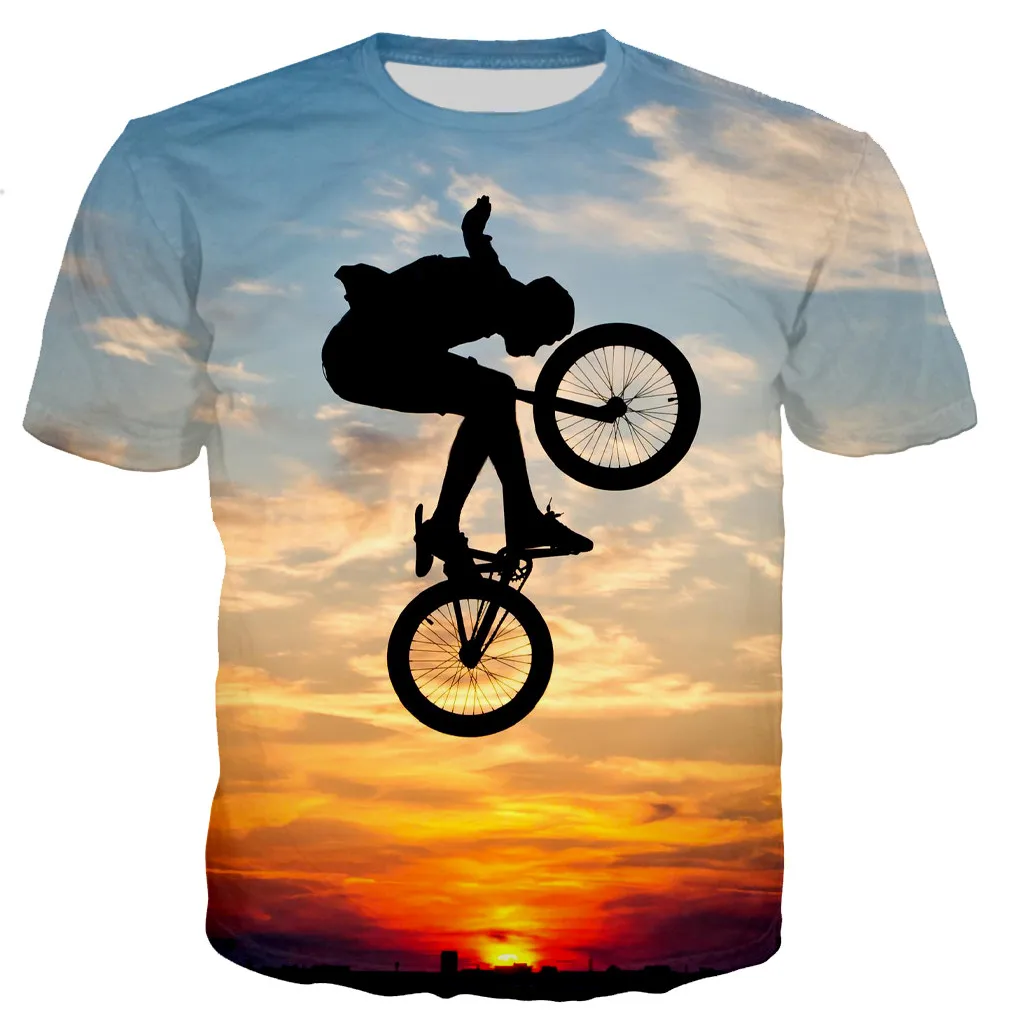 

Retro Bicycle men/women New fashion cool 3D printed t-shirts casual style tshirt streetwear tops dropshipping