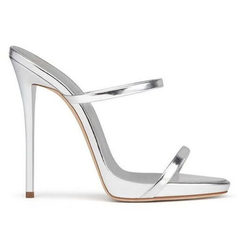 

Women summer slippers plus size 22-26.5cm Super high heel Hot in Europe and America modern slippers outdoor Sexy personality