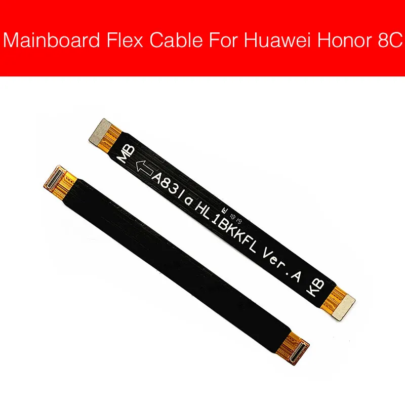 Разъём материнской платы flex кабель для huawei Honor 5A 5C 5X6 6A 6X 7A 7X 8A 8C 8X материнская плата основная плата Flex ленты Запчасти - Цвет: For Honor 8C
