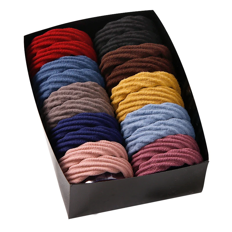 20/66 шт./компл. женские цветные базовые нейлоновые эластичные резинки для волос