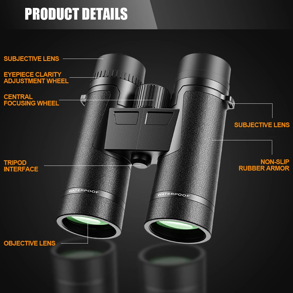APEXEL High Power 8X42 HD Zoom Telescope Binoculars Waterproof Nitrogen Filled With BAK4 Prism Lens For Outdoor Hunting Travel |