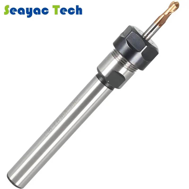 Патрон для цанги C25-ER25M удлинитель CNC прямой хвостовик M-образный длина 100 большие