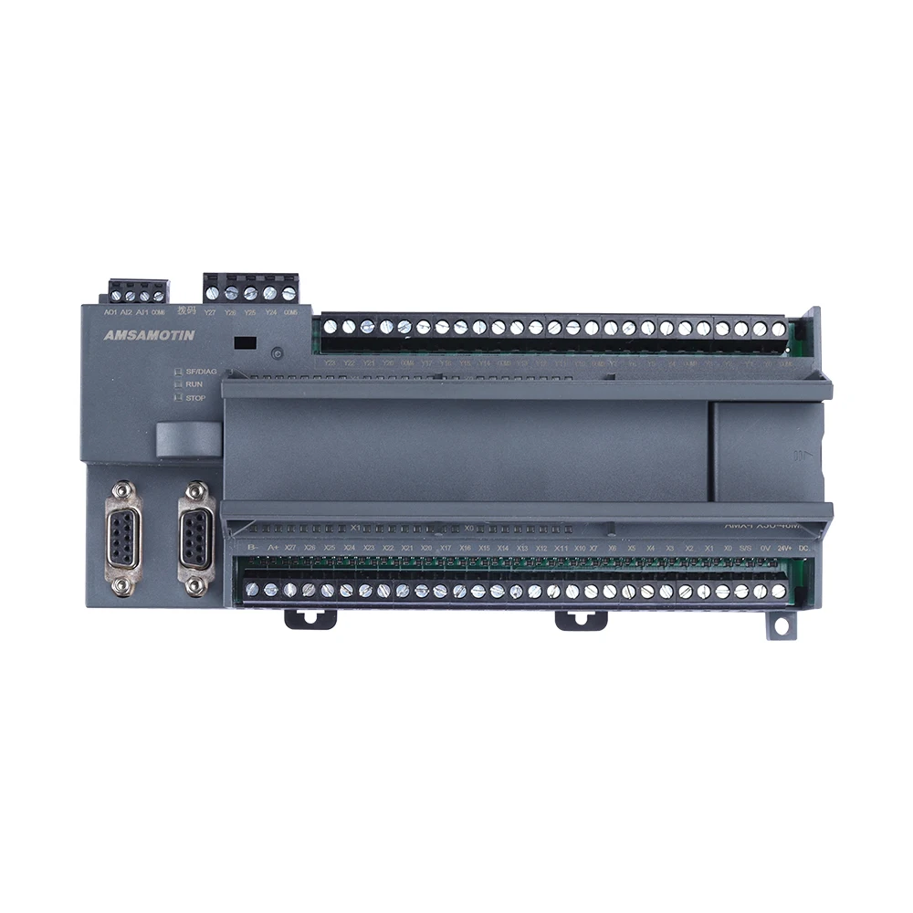 AMX-FX3U-48MR совместимый кабель MELSEC PLC 2AI/1AO 24DI/24DO MODBUS Mitsubishi Бесплатный CIF31 RS232 |