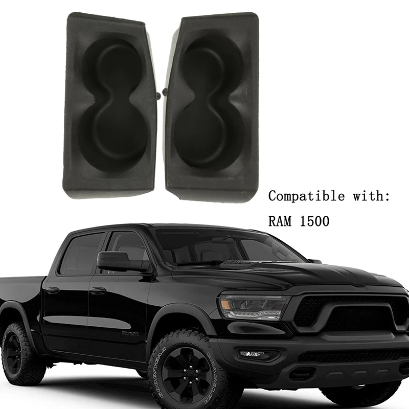 

for Dodge Ram 1500 DT (New Body) 2019-2021 Right & Left Side Foam Door Trim Cupholders 5YK46TRM 5YK46TX7AC