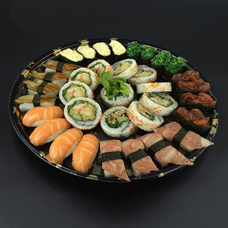 25 шт. Одноразовые Круглые миски для суши 28 см|takeout boxes|sushi boxsushi dishes |