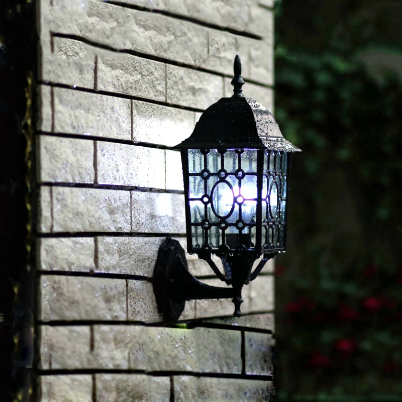 Più Nuovo Pop aand Retro Applique Da Parete Per Esterni Luce Favevole Europa Villa Del Riparo Della Lampada Impermeabile Ester