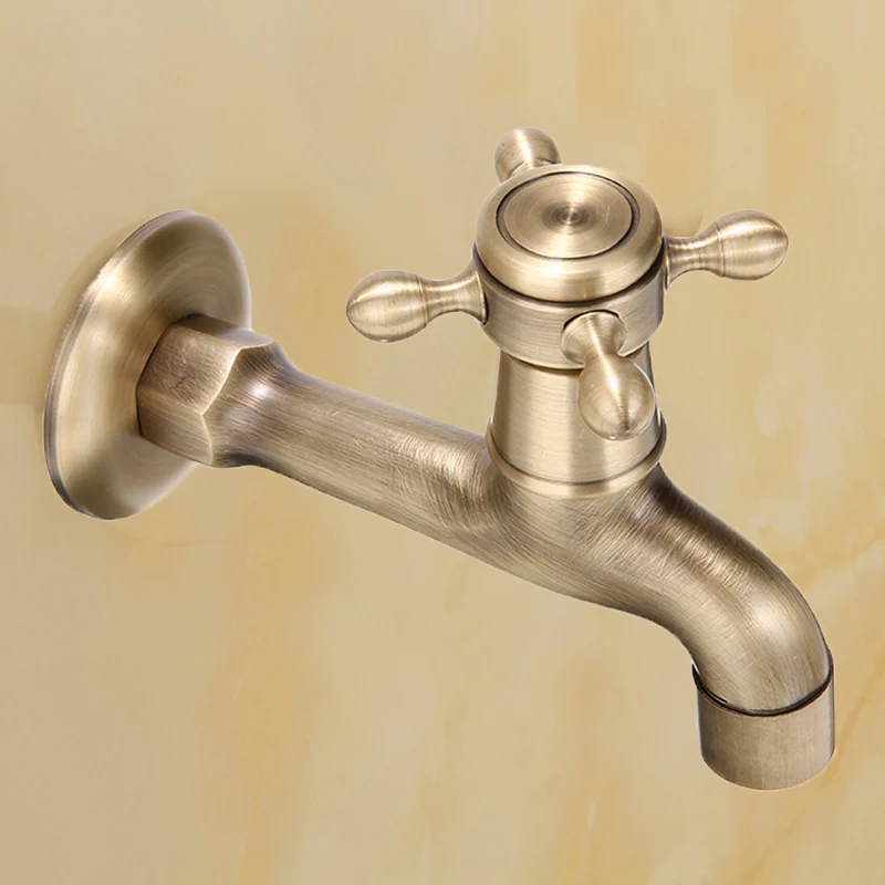 Новое поступление античный медный кран Mayitr настенный декоративный кухонный