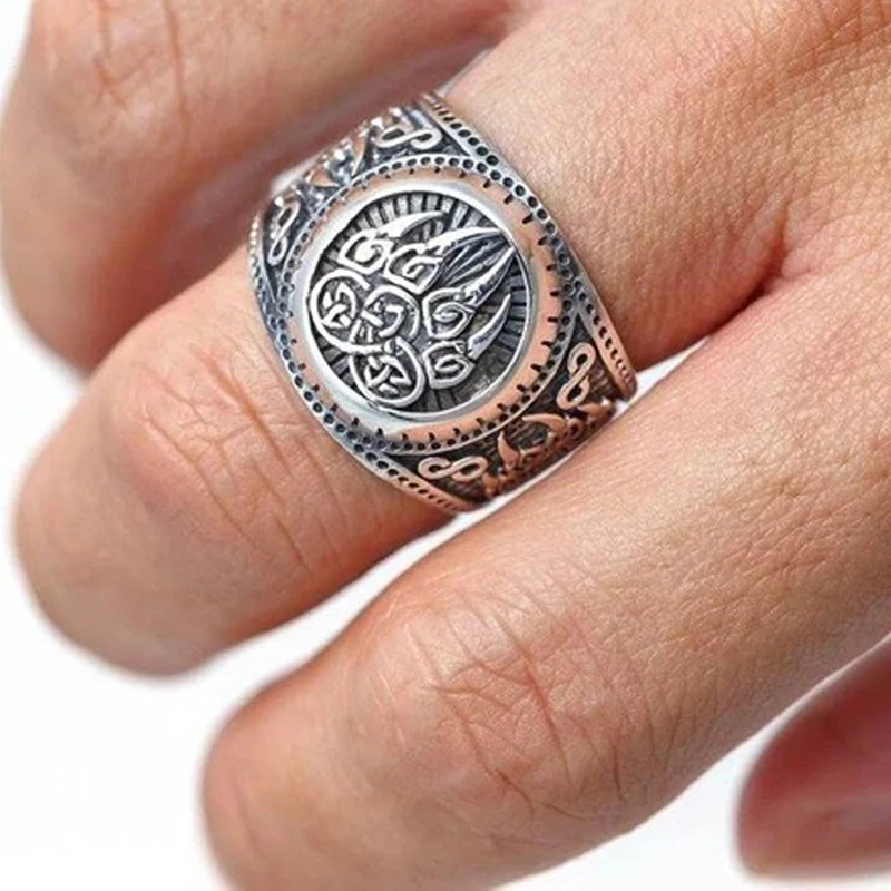 Мужское кольцо-талисман Медвежья Лапа | Украшения и аксессуары