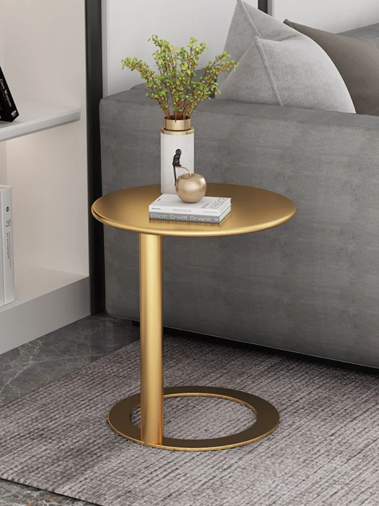 Скандинавский журнальный столик железный арт-столик роскошный маленький