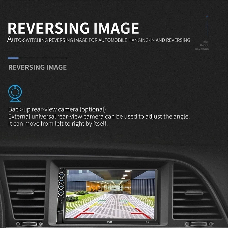 Автомобильный Bluetooth радиоприемник с сенсорным экраном 7 дюймов mp5 плеер FM радио