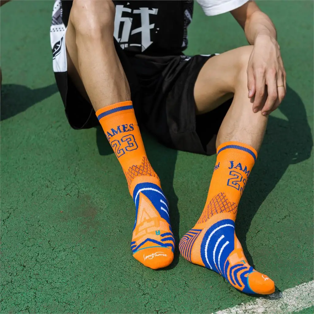 

Professional Deodorant Moisture Knee-High Socks For Men Running Accessories Perspiration Volleyball Socks Quality Moisture Socks