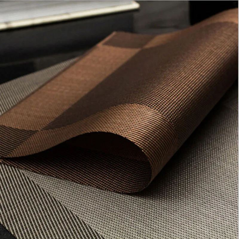 Классические ПВХ салфетки Coaster коврик квадратный напиток обеденный стол