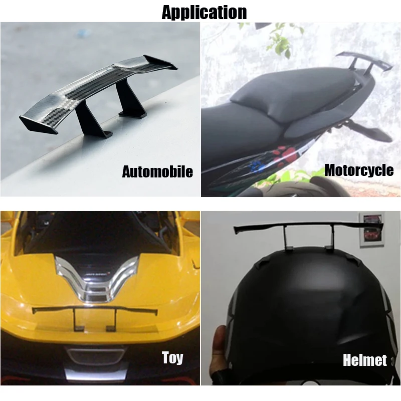 Автомобильный спойлер крылья мини автомобильное волокно украшение для Mazda 3 5 6 GH CX