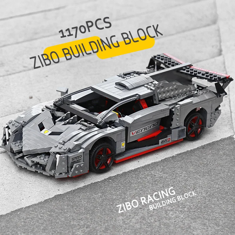 Совместимость с Technic MOC 10574 Lamborghinis Veneno Roadster Lepining 20091 модель строительных блоков