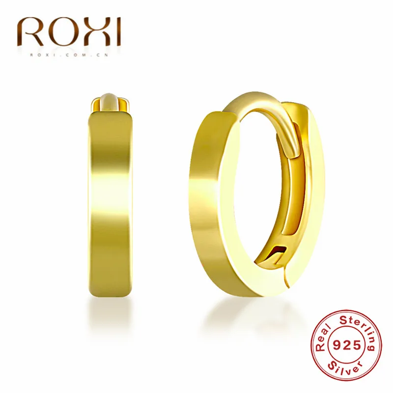 Женские серьги-кольца из серебра 925 пробы с защитой от аллергии | Украшения и