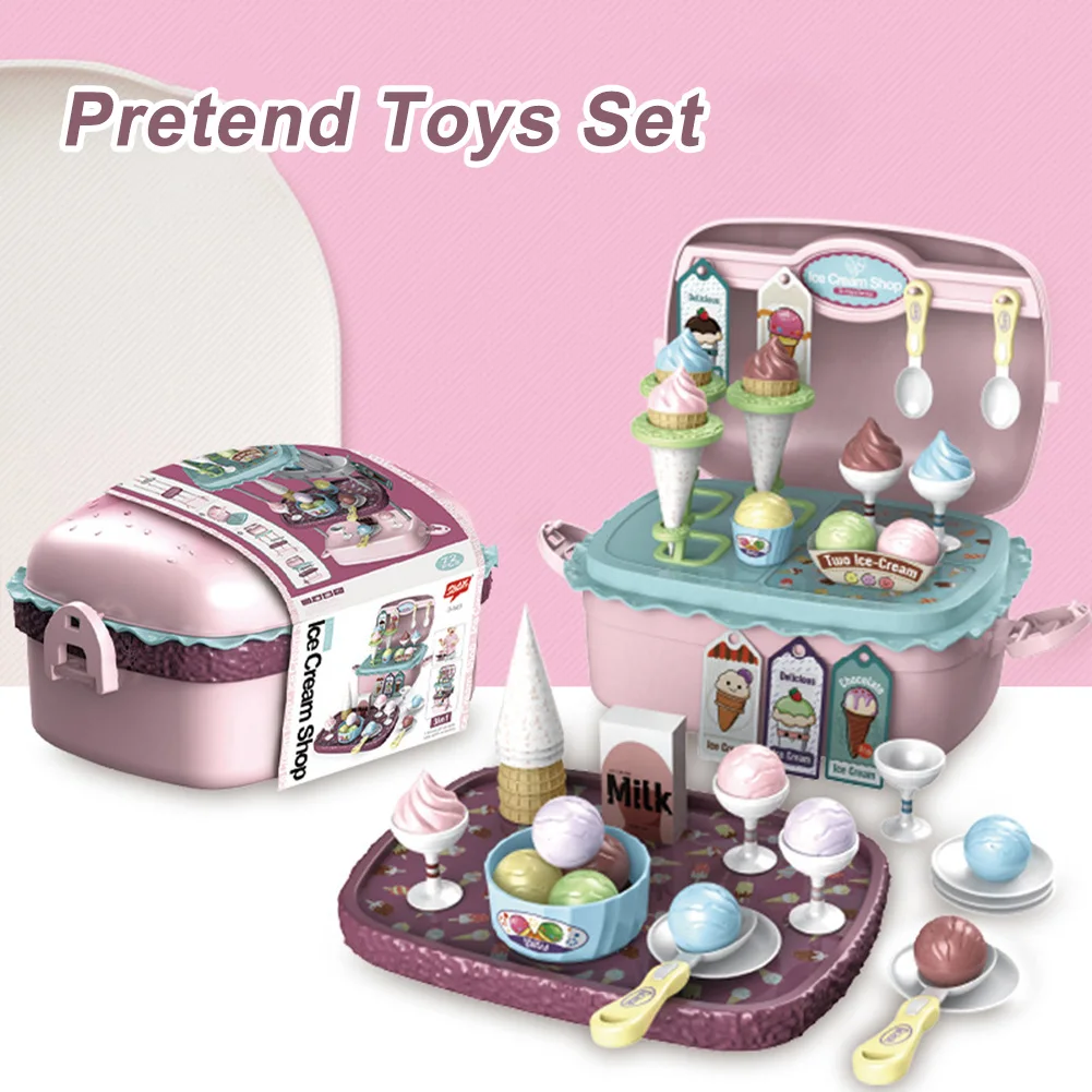 

Suitcase Toys Tool Kitchen Mini Realistic Role Play Set Portable Box 2022 Birthday Gift Children Pretend Play Boys Girls Toys