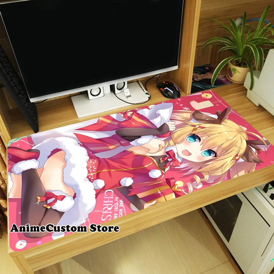 

Anime Azur Lane USS Gridley South Dakota Large Thicken Mouse Pad Laptop Mice Mat Tabletop Keyboard Mat Anti-Slip Playmat Gifts