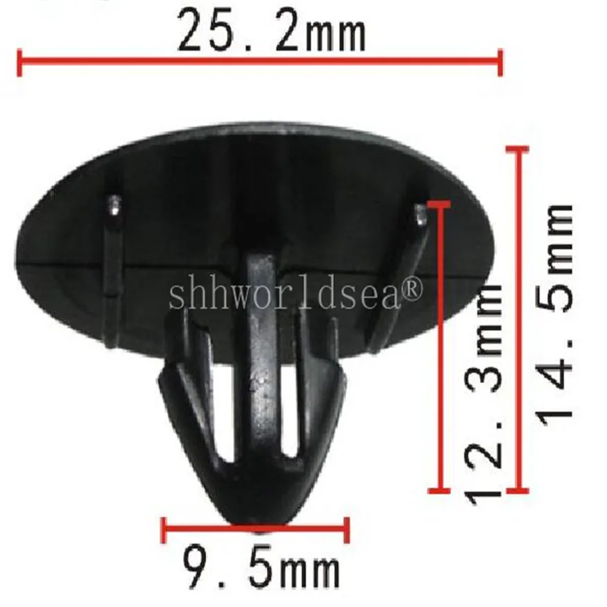 100PCS For Toyota Camry 2002-2011 Highlander 4Runner Land Cruiser Yaris Hood Insulation Clip Nylon Retainer Car 90467-09050 - купить по