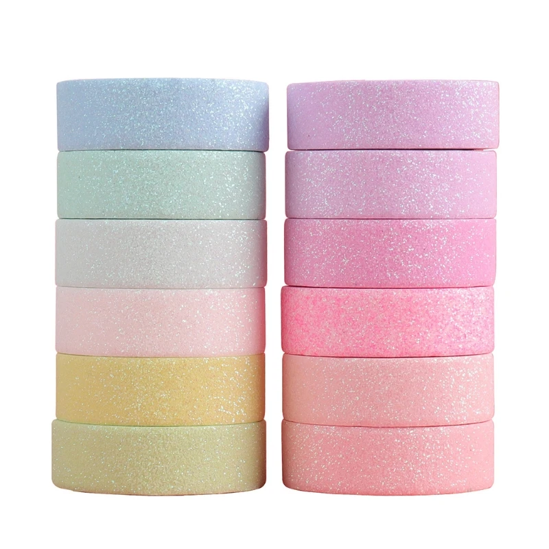 

Washi лента, 1 комплект, 12 рулонов лент для оболочки
