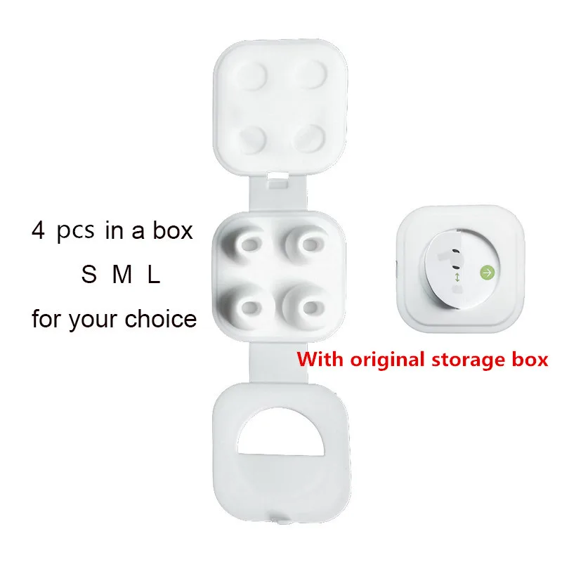 Оригинальные наушники-вкладыши для Apple Airpods pro силиконовые средние запасные