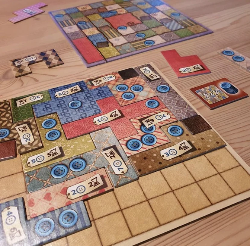 Настольная игра в стиле пэчворк 2 игрока семейный/вечерние лучший подарок для