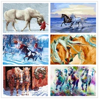 horse canvas diy painting by numbers kit acrylic paint by numbers wall art special gift canvas painting on canvas