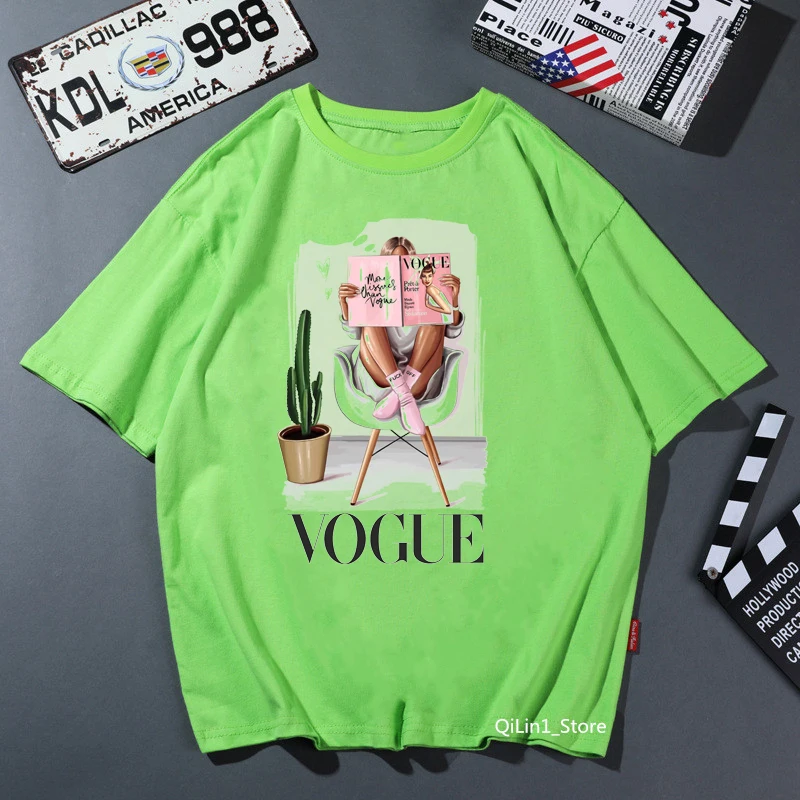 Футболка женская модная однотонная желтая рубашка С КАКТУСОМ топ в стиле унисекс