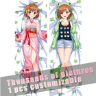 Подушка Misaka Mikoto, чехол, обнимающая тело Dakimakura, определенная научная Подушка с рисунком с двух сторон