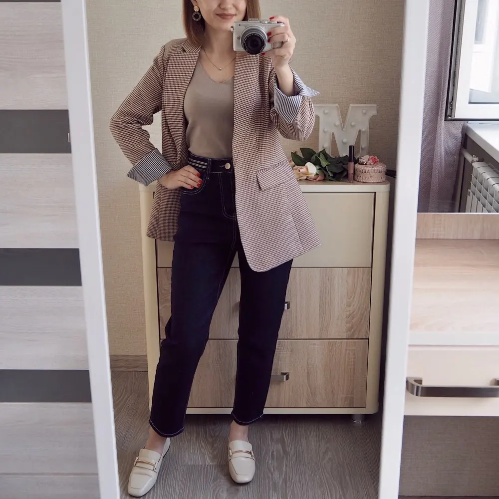 

Straight Jeans Women Plus Size Vintage Stretch Harem High Waist Jeans Black Boyfriend Mom Denim Pants Retro Autumn Winter 2020