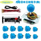 Оригинальный набор sanwa, 1 игрок, кнопки JLF-TP-8YT, аркадный джойстик с кодировщиком нулевой задержки для ПК, Raspberry Pi play, Pacman