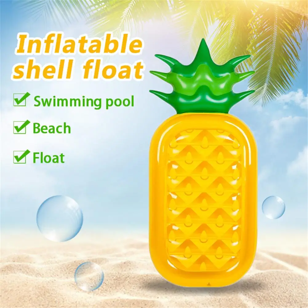 

Inflatable Pineapple Air Mattresses Water Row Floating Cushion Bed Swimming Ring For Swimming Pools Floating & Vacation