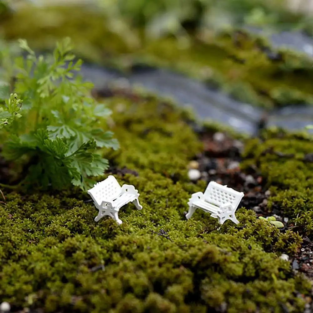 

20pcs Mini Chair Ornament Model Chair Decoration Small House Micro Garden Diy Decoration Crafts Figurines Miniatures