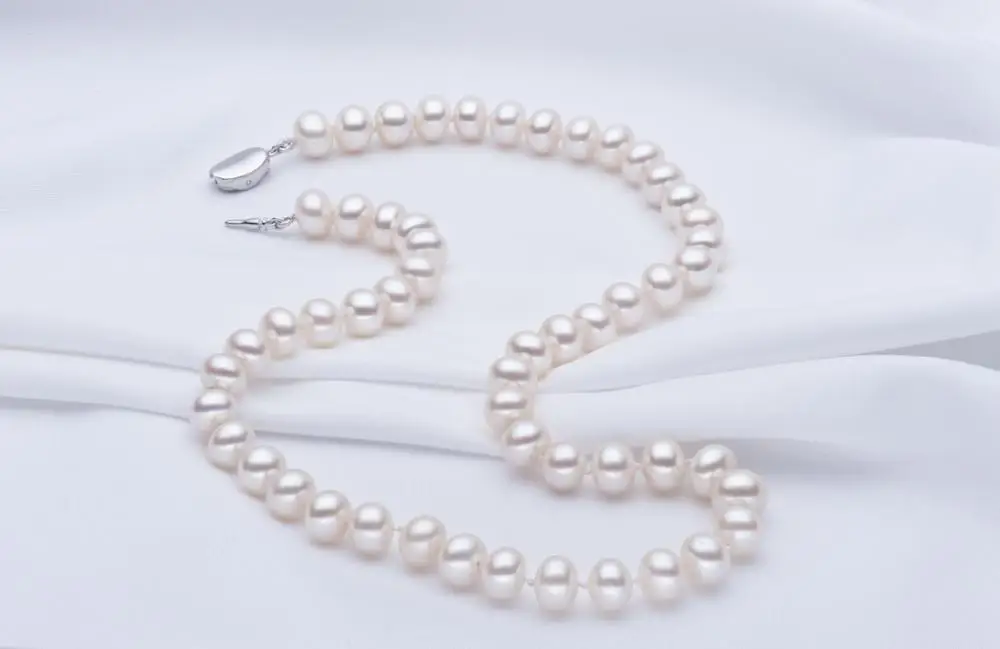 

Ожерелье женское из белого пресноводного жемчуга, 8-9 мм