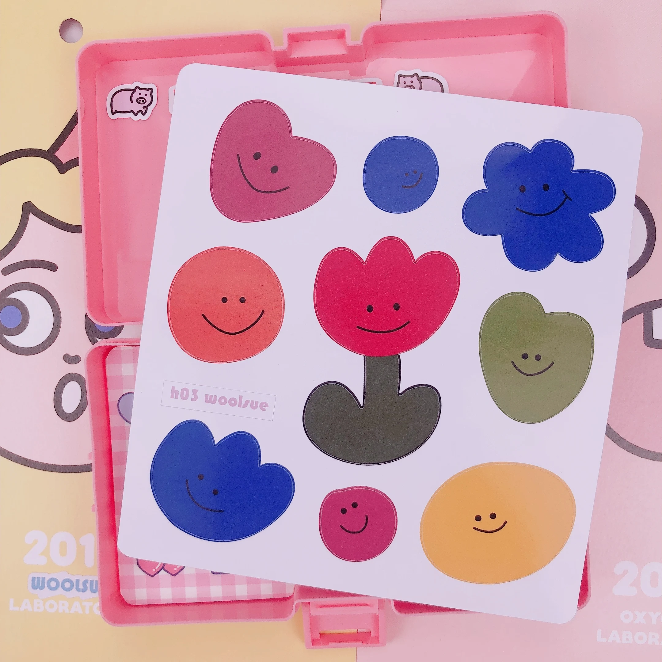 Корейские Ins маленькие свежие Стильные красивые наклейки с цветами ручка стикер s