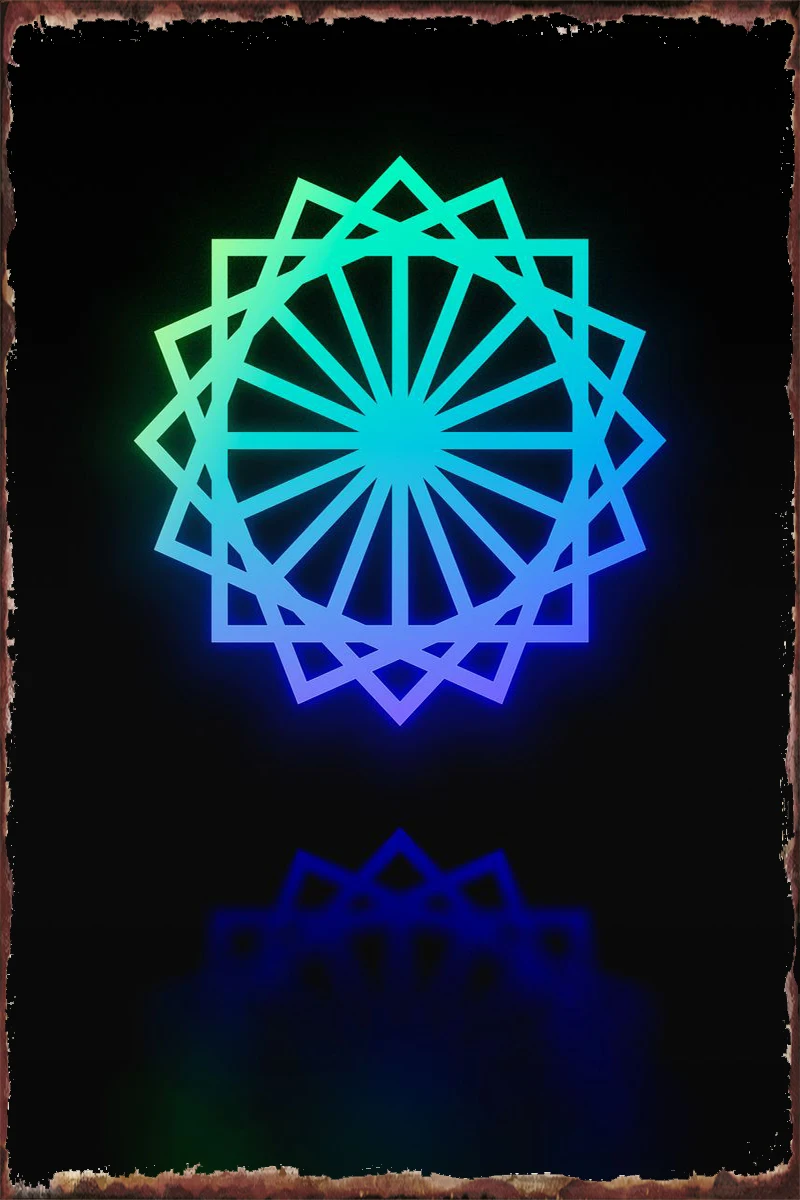 

Неоновый волшебный знак-уплотнитель Sigil, Ретро винтажный металлический знак, жестяные таблички, Настенный декор, украшение комнаты для кафе...