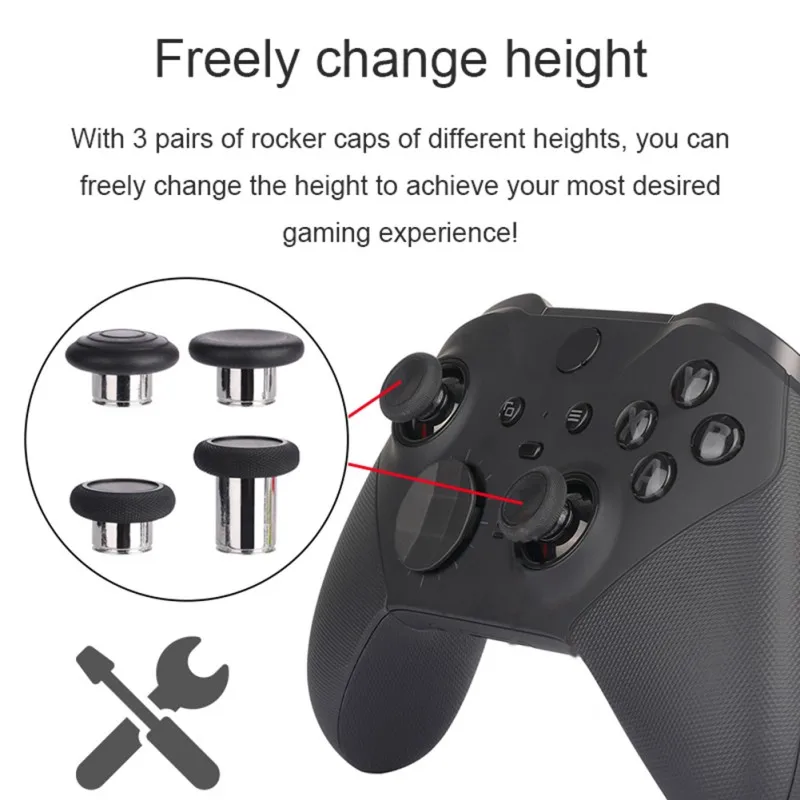 PS4 контроллер оригинальные запасные части качалка Pad Стик ручка спусковой кнопки