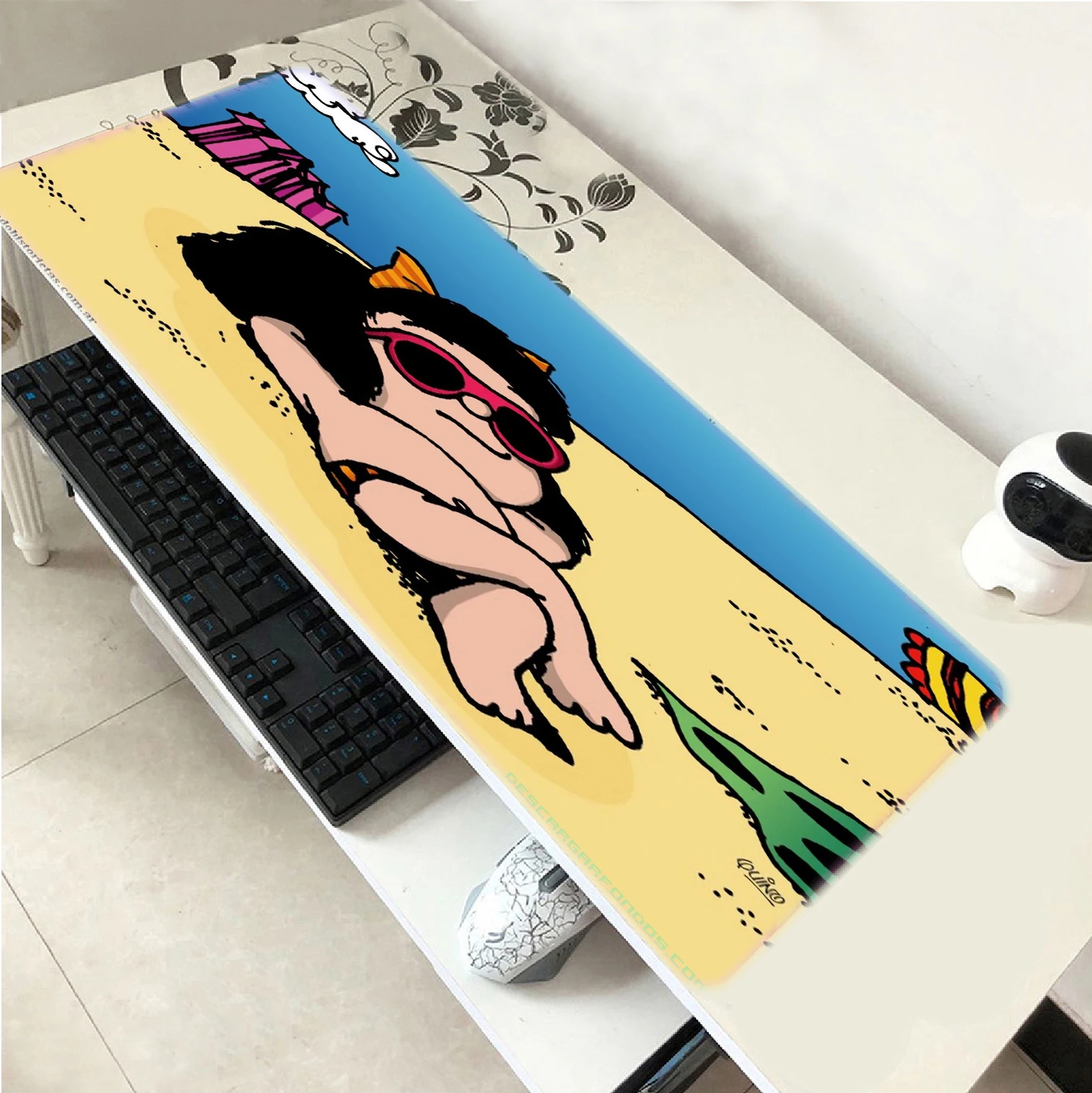 

Top Quality Cartoon Mafalda Gamer Speed Mice Retail Small Rubber Mousepad gaming Mousepad Rug For PC Laptop Notebook