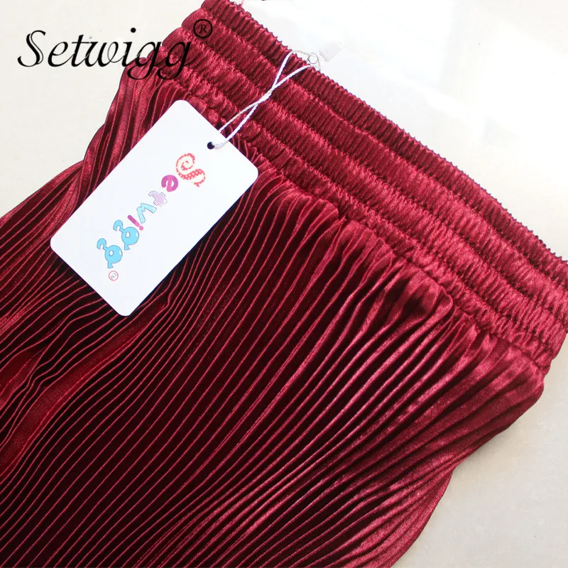 Женская длинная Плиссированная юбка годе с воланом на резинке|long pleated skirts|long