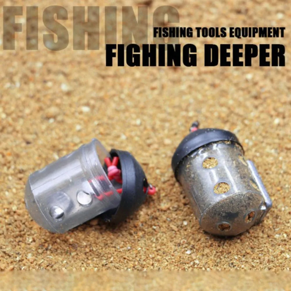 

Feeder Basket Cage For Maggot Groundbait Carp Fishing Catfish Pesca Iscas Fish Tackle Tools Accessories Plastic Black 26 X 48mm