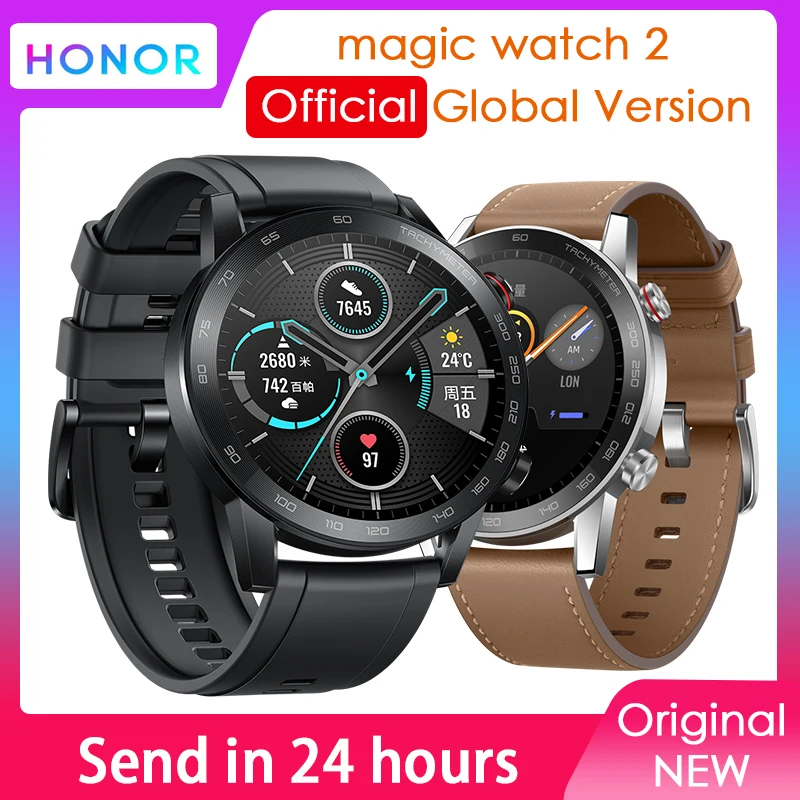 Смарт-часы honor Magic Watch 2 новинка 2020 es Bluetooth 5 1 с насыщением крови кислородом 14 дней