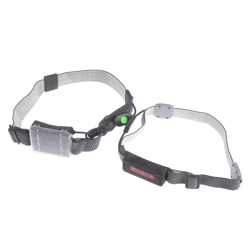 

USB Charging LED Waterproof Headlight Super Bright Warm White COB Red Light