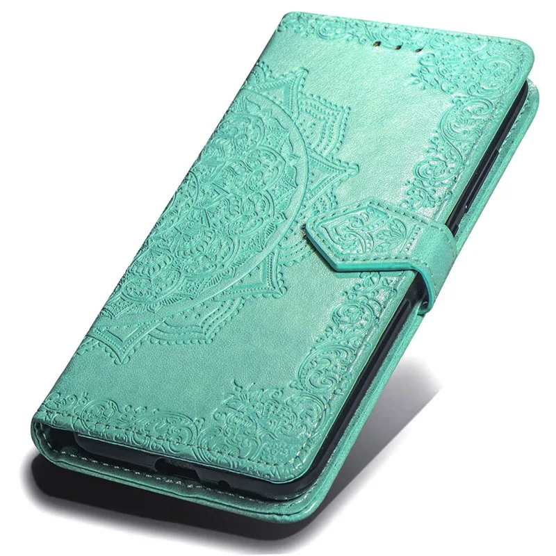 Green Чехол-книжка с подставкой для Redmi Note 7, чехол для Redmi 7, силиконовый кожаный чехол-бумажник для Xiaomi Redmi Note 7 8 Pro Redmi 7A 6A Go K20, чехол - Цвет: Green