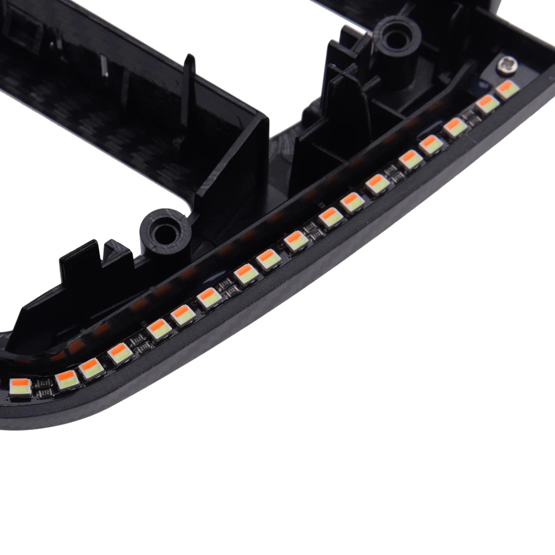 

Car Carbon Fiber Texture Center Console Dashboard AC Panel Light Radio Trim LED Luminescent fit for BMW 3 4 Series F30